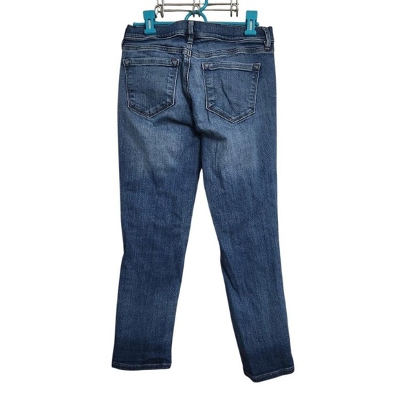 Ann Taylor LOFT Modern Crop Jeans Womens Size 2 Medium Wash Blue Denim Pants G22 - Picture 2 of 7